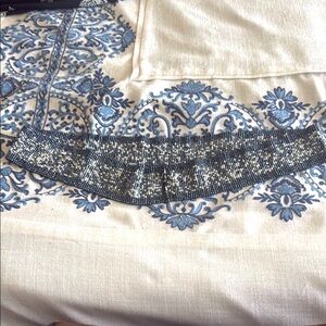 Silver Sequin Clutch